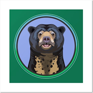 Sun Bear Circle Posters and Art